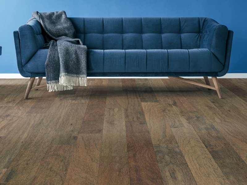 Mohawk hardwood living room | Ambassador Flooring