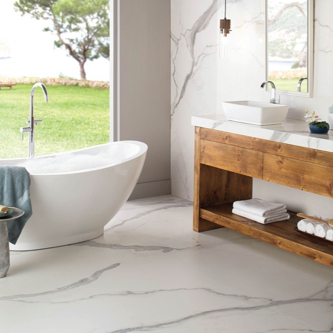 Daltile flooring bathroom | Ambassador Flooring