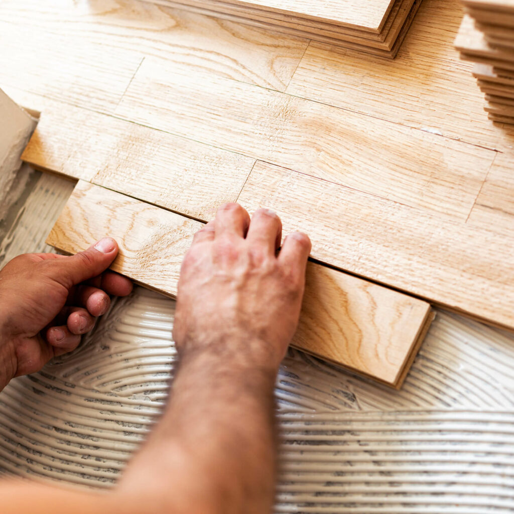 hardwood_installation_gluedown | Ambassador Flooring