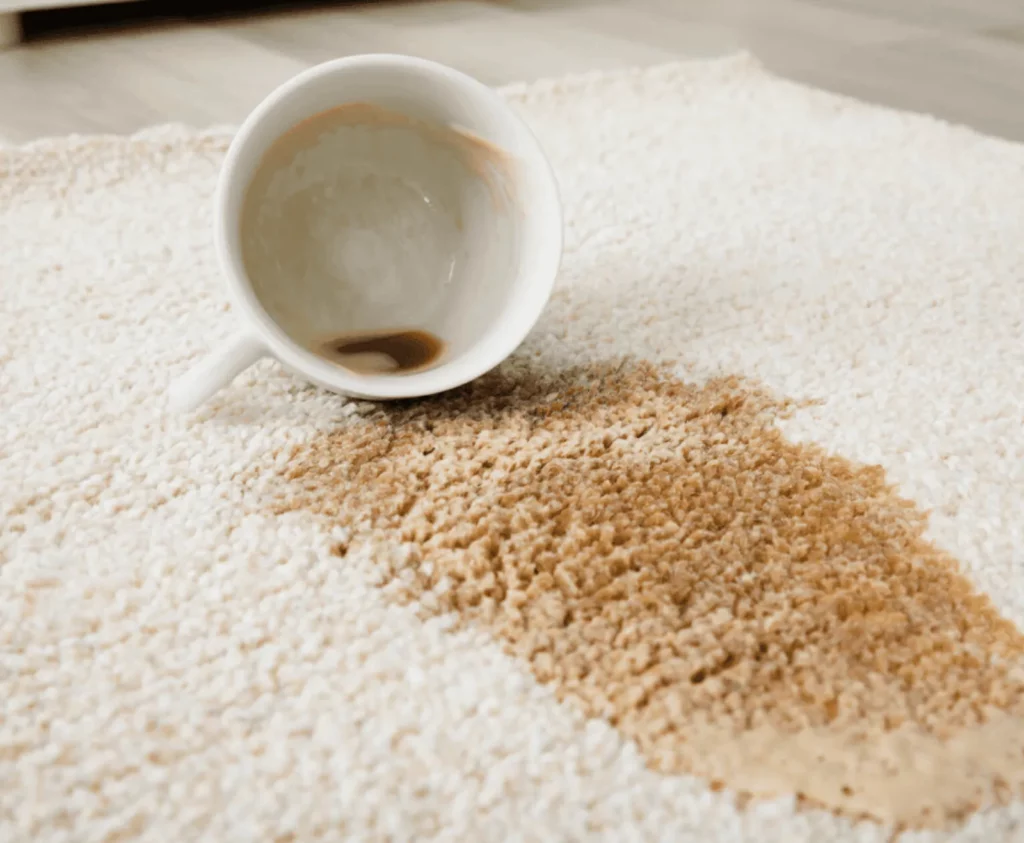 Coffee Stain on Carpet | Ambassador Flooring