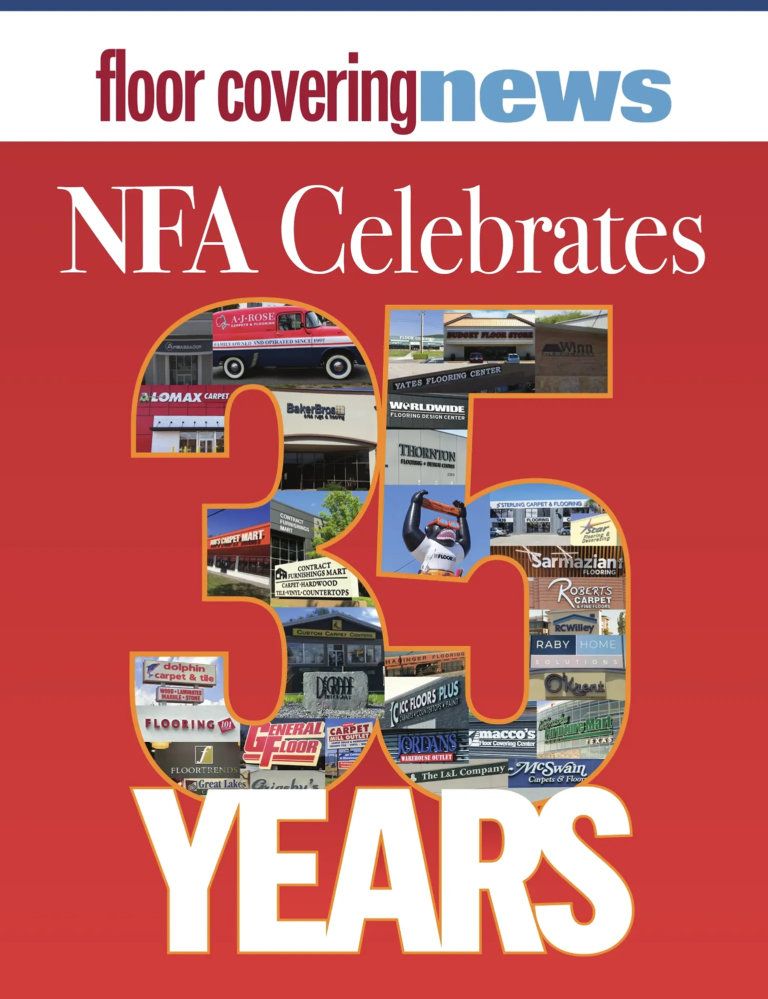 FloorCoveringNews-NFA-Cover Floor Covering News-NFA Celebrates 35 Years - Cover